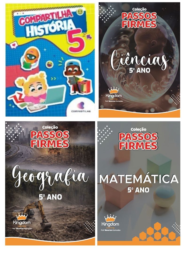5º Ano - Coleção  Kingdom Learning SEM GRAMÁTICA E INGLÊS